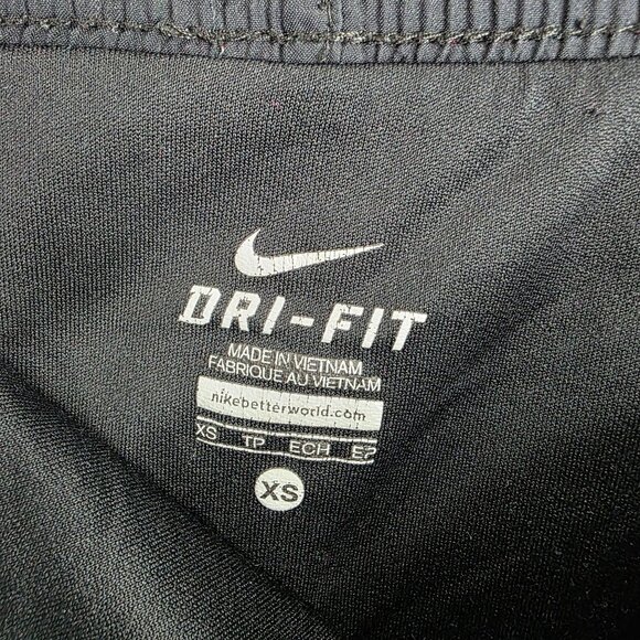 Womens Nike Dri-Fit Black Athletic Running Shorts Polyester 4" Inseam Size XS - Picture 3 of 12